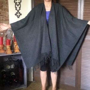 Kenneth Cole charcoal shawl